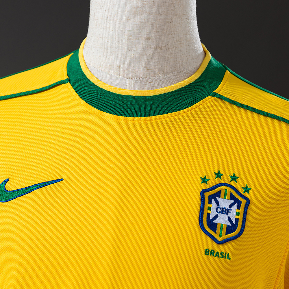 Brazil 1998 Home Retro Jersey – Replica Football Soccer Shirt – S–2XL