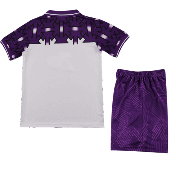 Fiorentina 1992/1993 Away Kids Kit – Retro Replica Football Jersey Set – Size 16–28