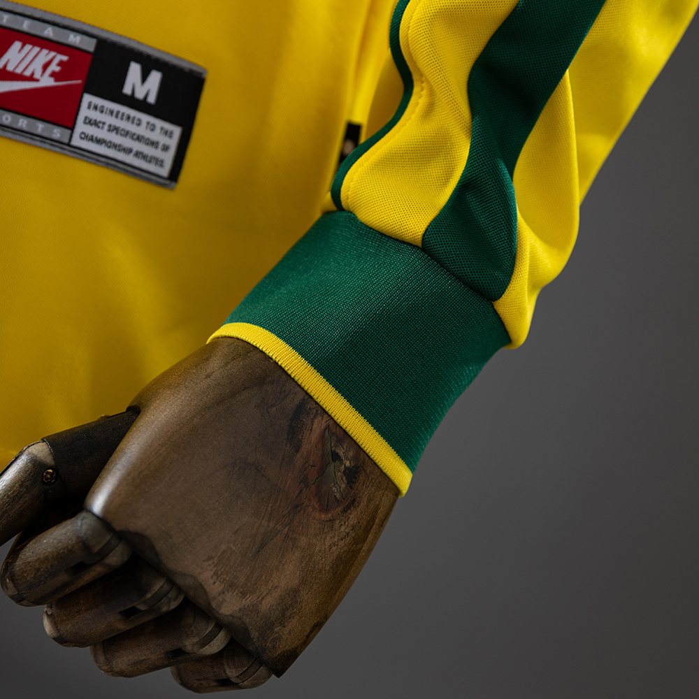 Brazil 1998 Home Long Sleeve Retro Jersey – Replica Football Soccer Shirt – S–XXL