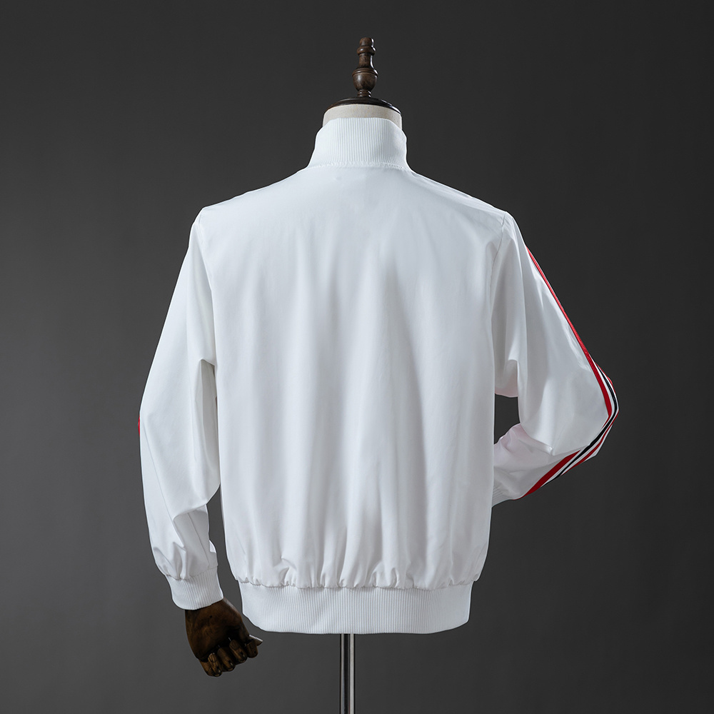 AC Milan White Windbreaker Jacket – Replica Football Lifestyle Outerwear – S–XXL