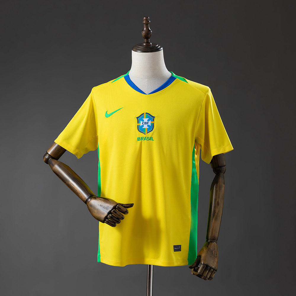 Brazil 2025 Home Jersey – Replica Football Soccer Shirt – S–4XL