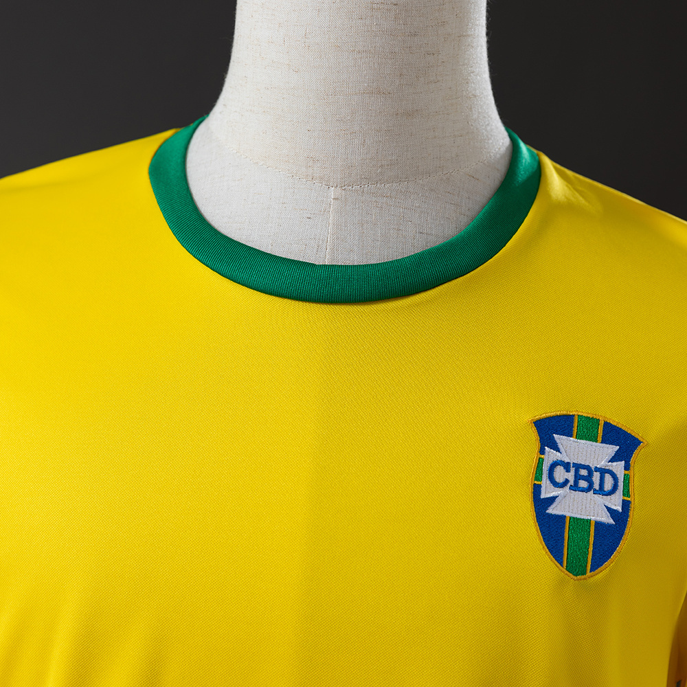 Brazil 1970 Home Retro Jersey – Replica Football Soccer Shirt – S–XXL