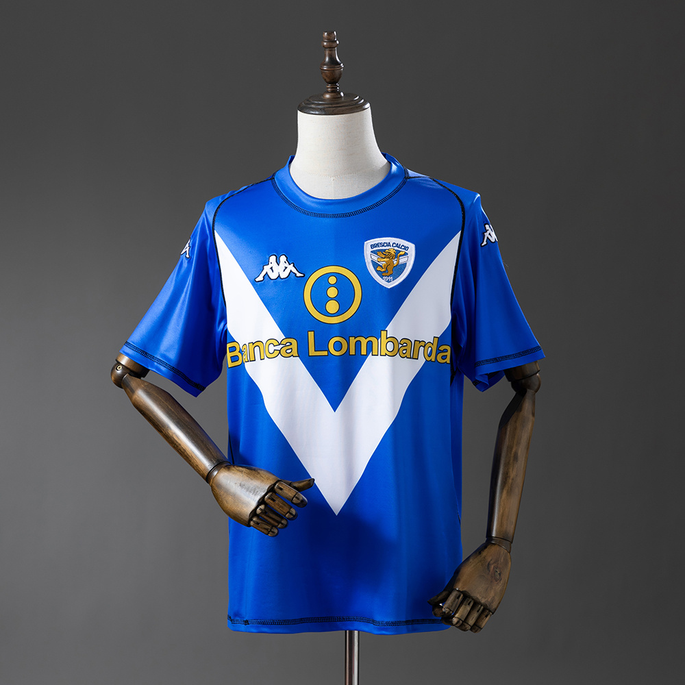 Brescia Calcio 2003/2004 Home Retro Jersey – Replica Football Soccer Shirt – S–XXL