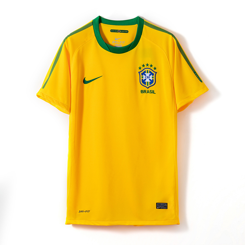 Retro 2010 Brazil home – Replica Football Soccer Shirt – S–XXL