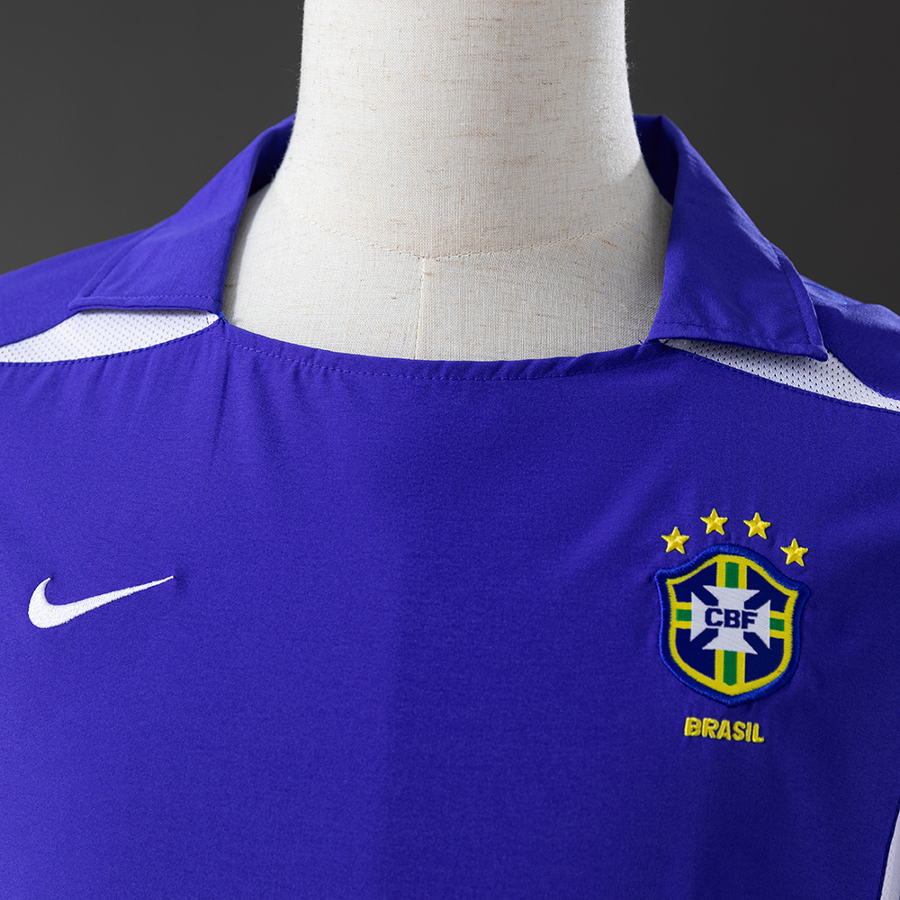 Brazil 2002 Away Retro Jersey – Replica Football Soccer Shirt – S–XXL