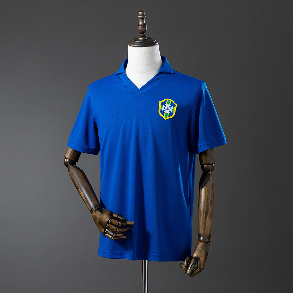 Brazil 1957/62 Away Retro Jersey – Replica Football Soccer Shirt – S–XXL