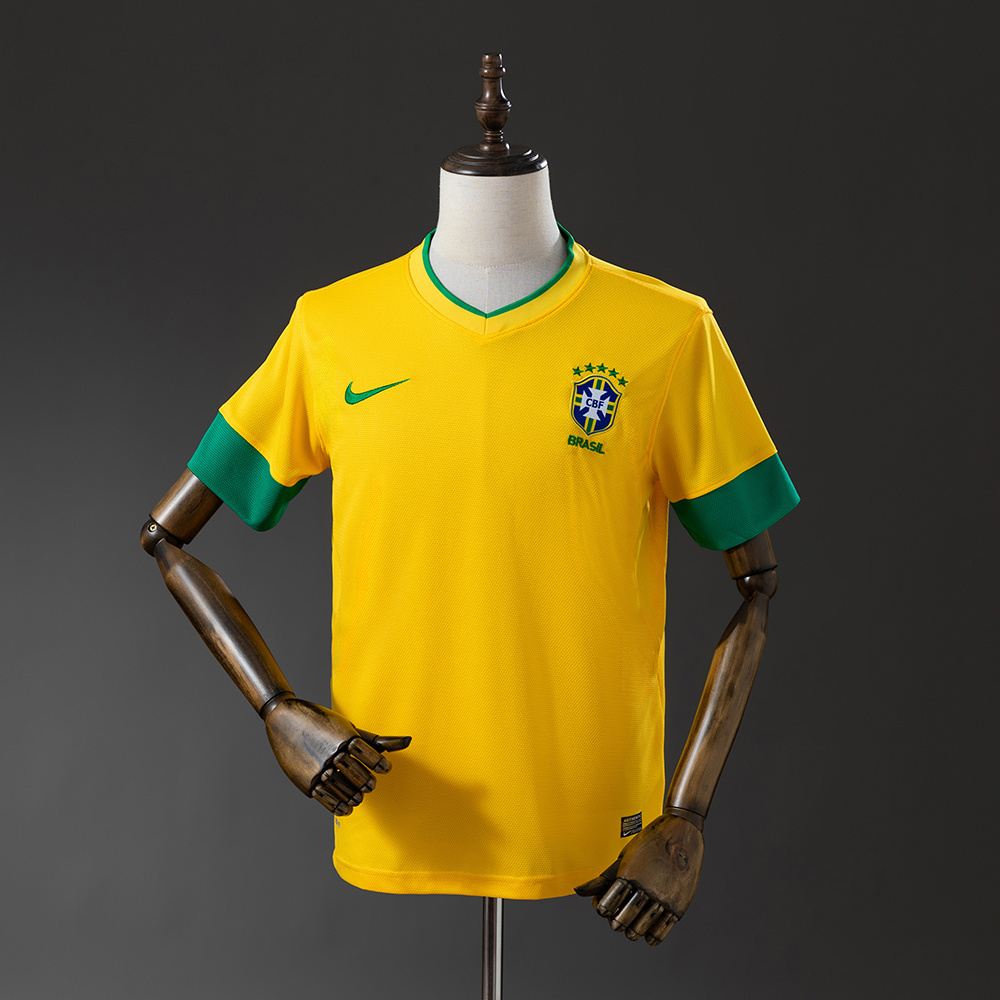 Brazil 2012/2013 Home Retro Jersey – Replica Football Soccer Shirt – S–XXL