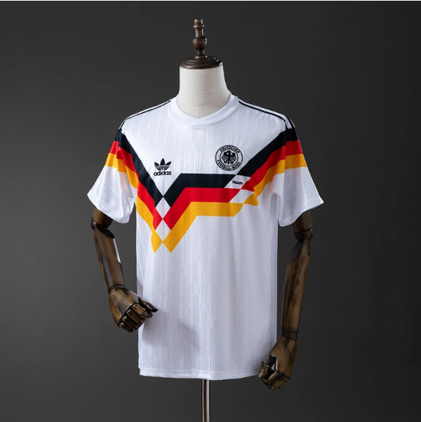 Germany 1990 Home Retro Jersey – Replica Football Soccer Shirt – S–XXL