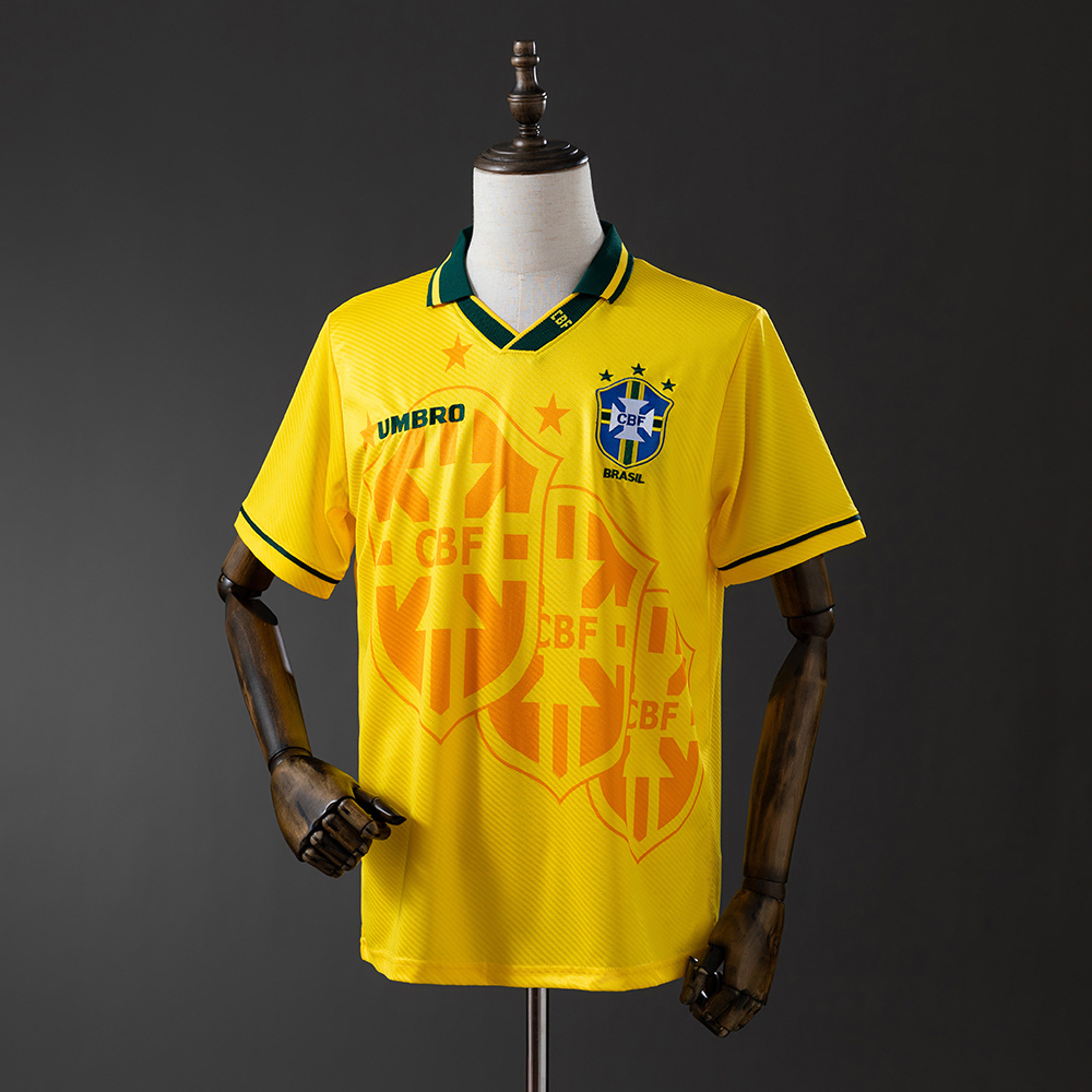 Brazil 1994 Home Retro Jersey – Replica Football Soccer Shirt – S–XXL