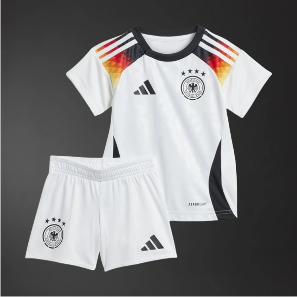 Germany 2025 Home Full Kids Kit Jersey – Replica Football Soccer Shirt – Size 16–28