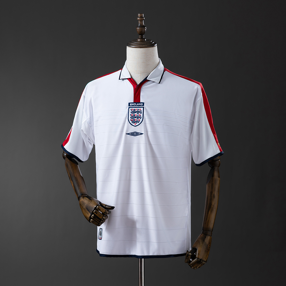 England 2004 Home Retro Jersey – Classic Football Shirt – S–XXL