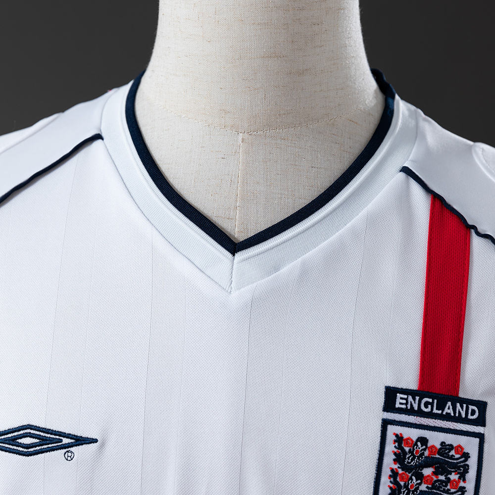 England 2001/03 Home Retro Jersey – Classic Football Shirt – S–XXL