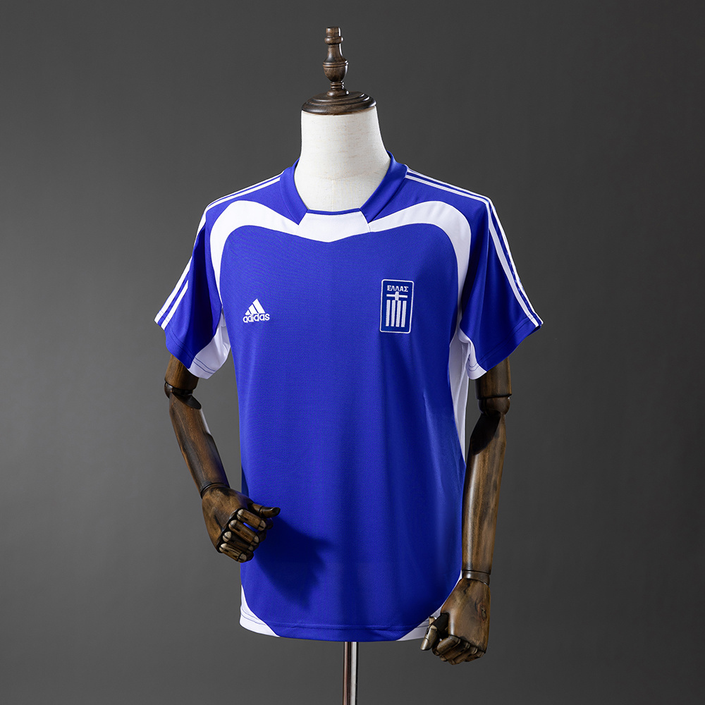 Greece 2004 Away Retro Jersey – Vintage Replica Football Soccer Shirt – S–XXL