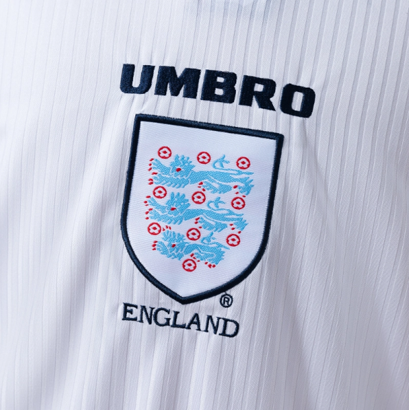England 1998 Home Long Sleeve Retro Jersey – Classic Football Shirt – S–XXL