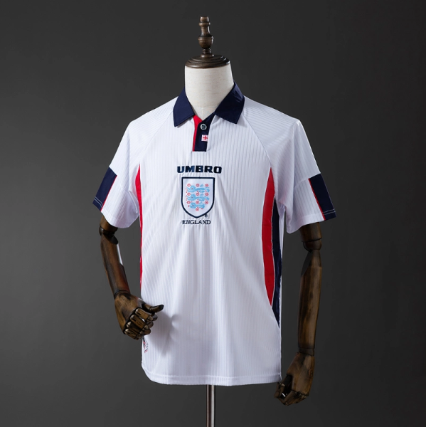 England 1998 Home Retro Jersey – Classic Football Shirt – S–XXL