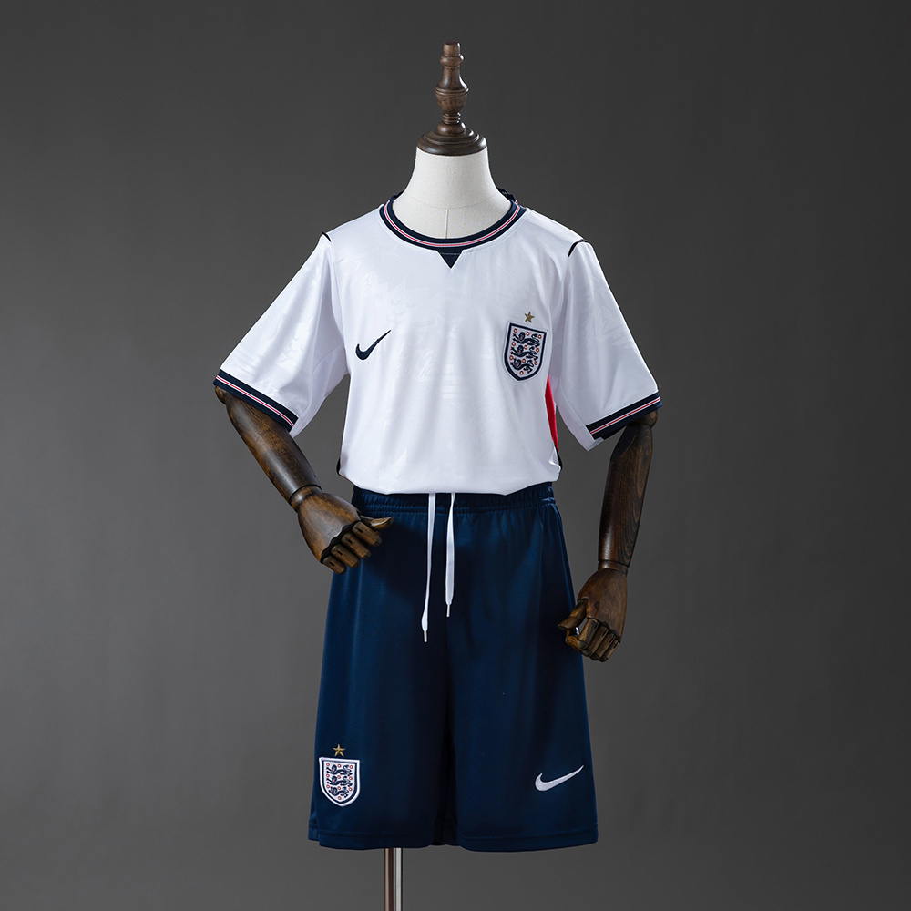 England 2026 Home Kids Kit Jersey – Replica Football Soccer Shirt – Size 16–28
