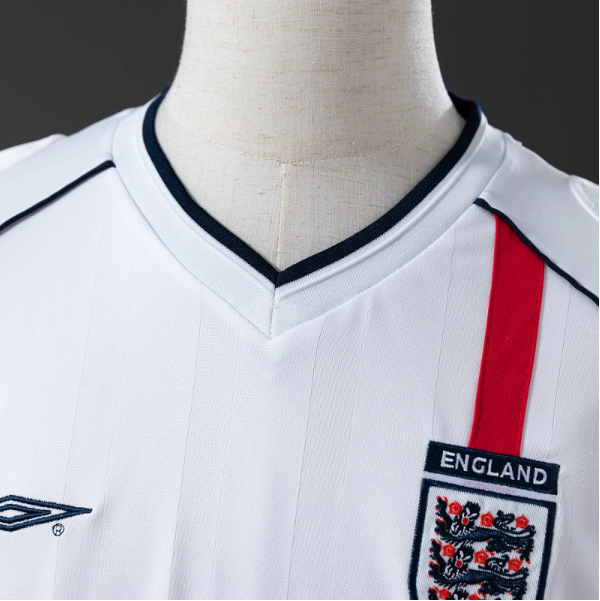 England 01/03 Home Long Sleeve Retro Jersey – Classic Football Shirt – S–XXL