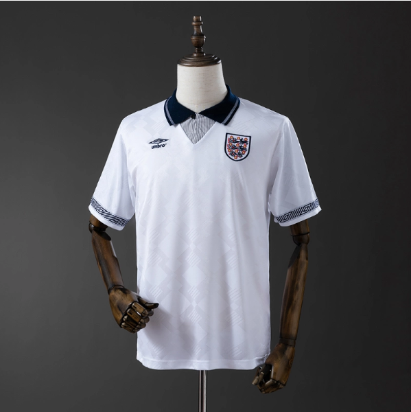 England 1990 Home Retro Jersey – Classic Football Shirt – S–XXL