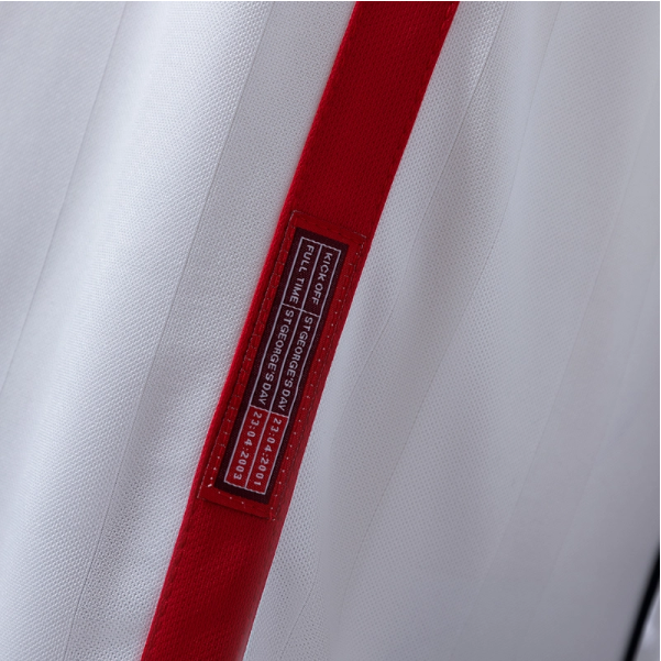 England 01/03 Home Long Sleeve Retro Jersey – Classic Football Shirt – S–XXL