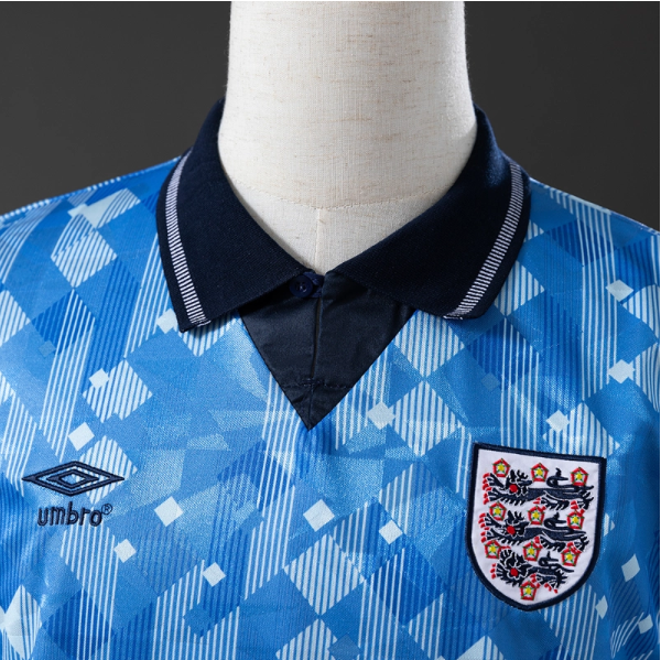 England 1990 Second Away Retro Jersey – Classic Football Shirt – S–XXL