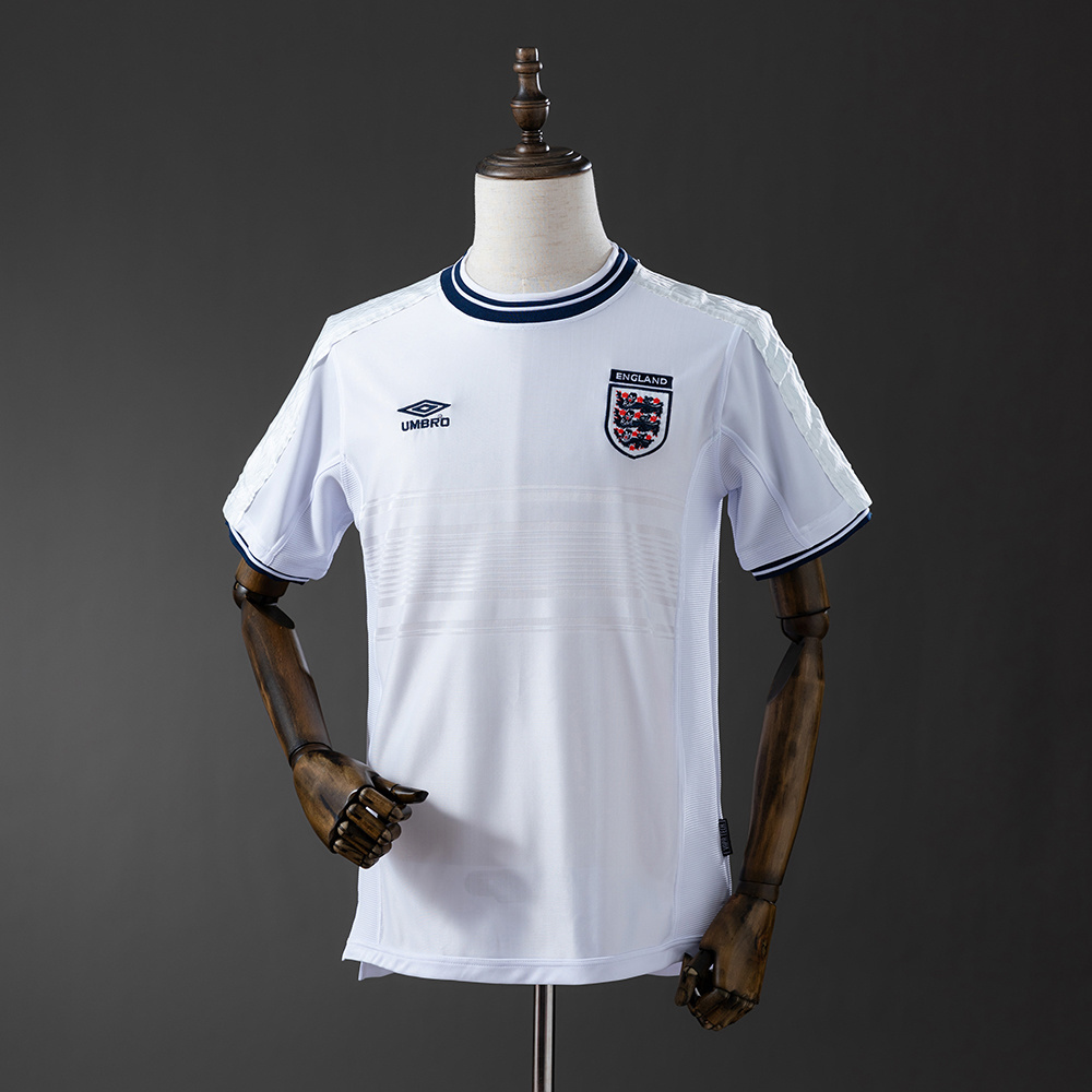 England 1999/01 Home Retro Jersey – Classic Football Shirt – S–XXL