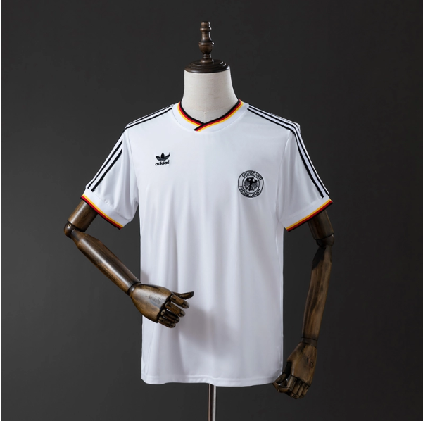 Germany 1986 Home Retro Jersey – Replica Football Soccer Shirt – S–XXL