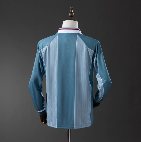 England 1996 Away Long Sleeve Retro Jersey – Classic Football Shirt – S–XXL