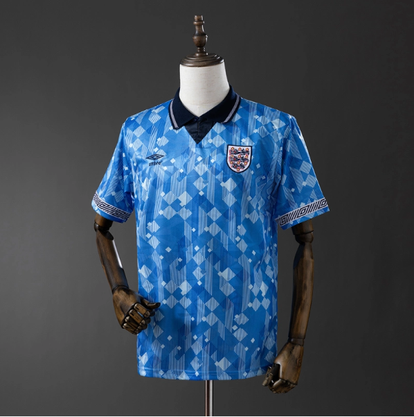 England 1990 Second Away Retro Jersey – Classic Football Shirt – S–XXL