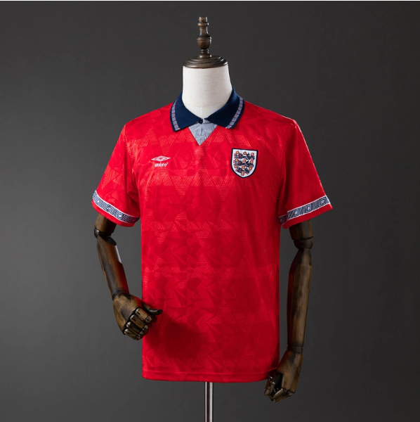 England 1990 Away Retro Jersey – Classic Football Shirt – S–XXL