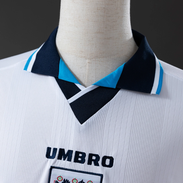 England 1996 Home Retro Jersey – Classic Football Shirt – S–XXL
