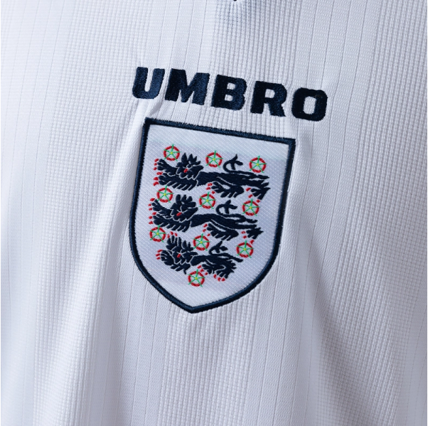 England 1996 Home Retro Jersey – Classic Football Shirt – S–XXL