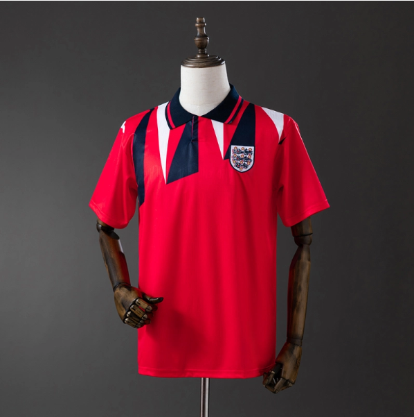 England 1992 Away Retro Jersey – Replica Football Soccer Shirt – S–XXL
