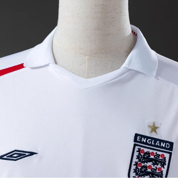 England 2006 Home Long Sleeve Retro Jersey – Classic Football Shirt – S–XXL