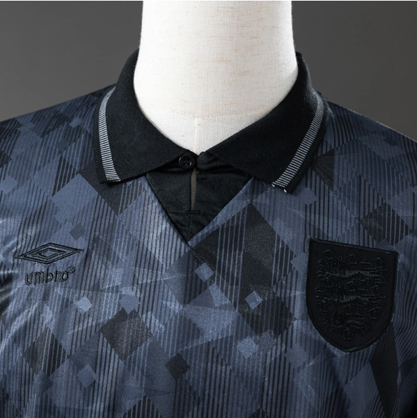 England 1990 Black Retro Jersey – Classic Football Shirt – S–XXL
