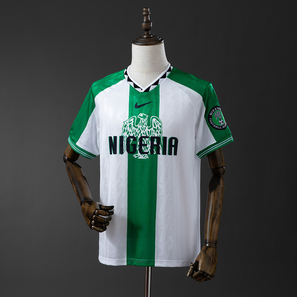 Nigeria 1996 Away Retro Jersey – Vintage Replica Football Soccer Shirt – S–XXL