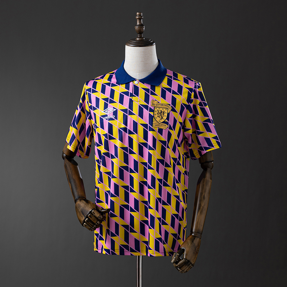 Scotland 1988/89 Second Away Retro Jersey – Vintage Replica Football Soccer Shirt – S–XXL