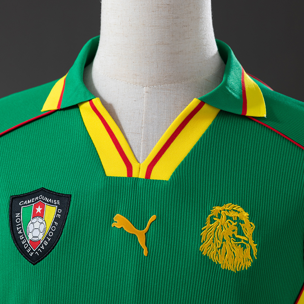 Cameroon 1998/99 Home Retro Jersey – Vintage Replica Football Soccer Shirt – S–XXL