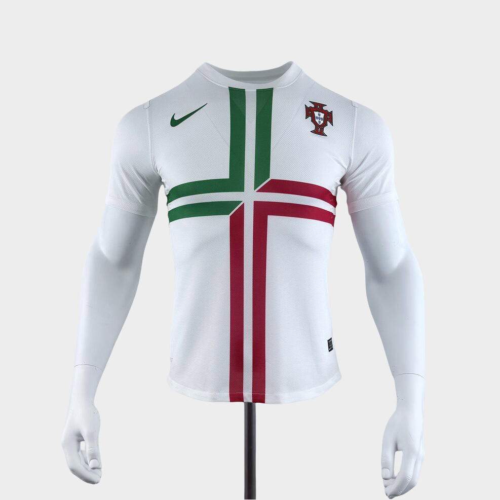 Portugal 2012 Away Player Version Retro Jersey – Vintage Replica Football Soccer Shirt – S–3XL