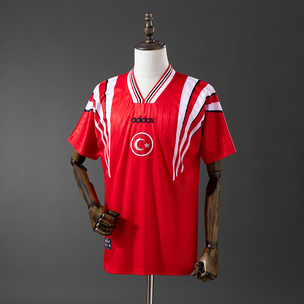 Türkiye 1996 Home Retro Jersey – Vintage Replica Football Soccer Shirt – S–XXL