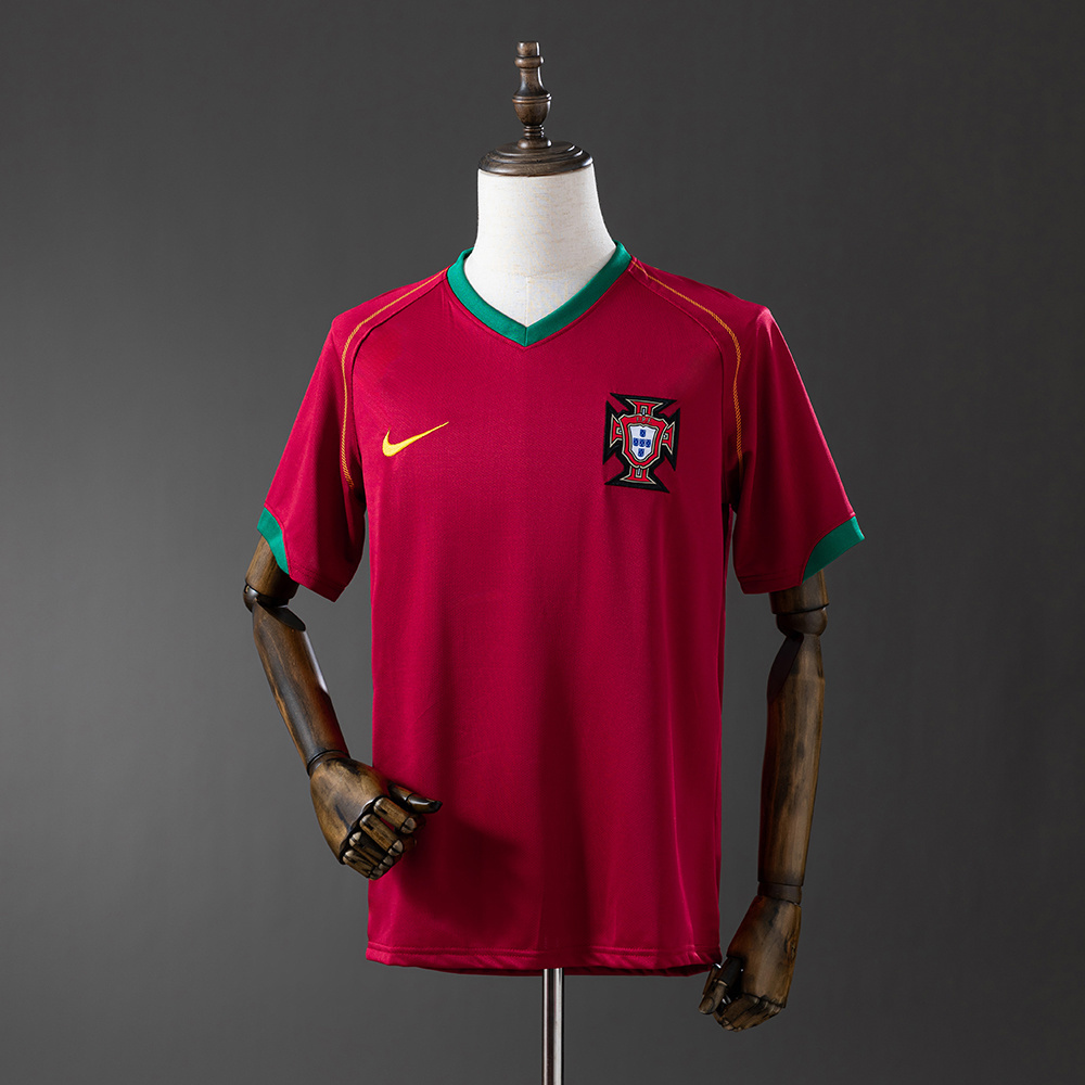Portugal 2006 Home Retro Shirt – Vintage Replica Football Soccer Shirt – S–XXL