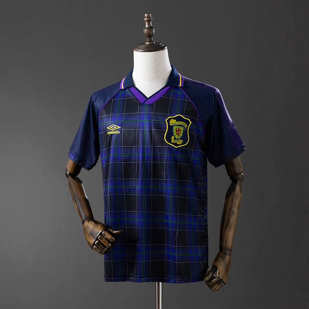 Scotland 1994/96 Home Retro Jersey – Vintage Replica Football Soccer Shirt – S–XXL