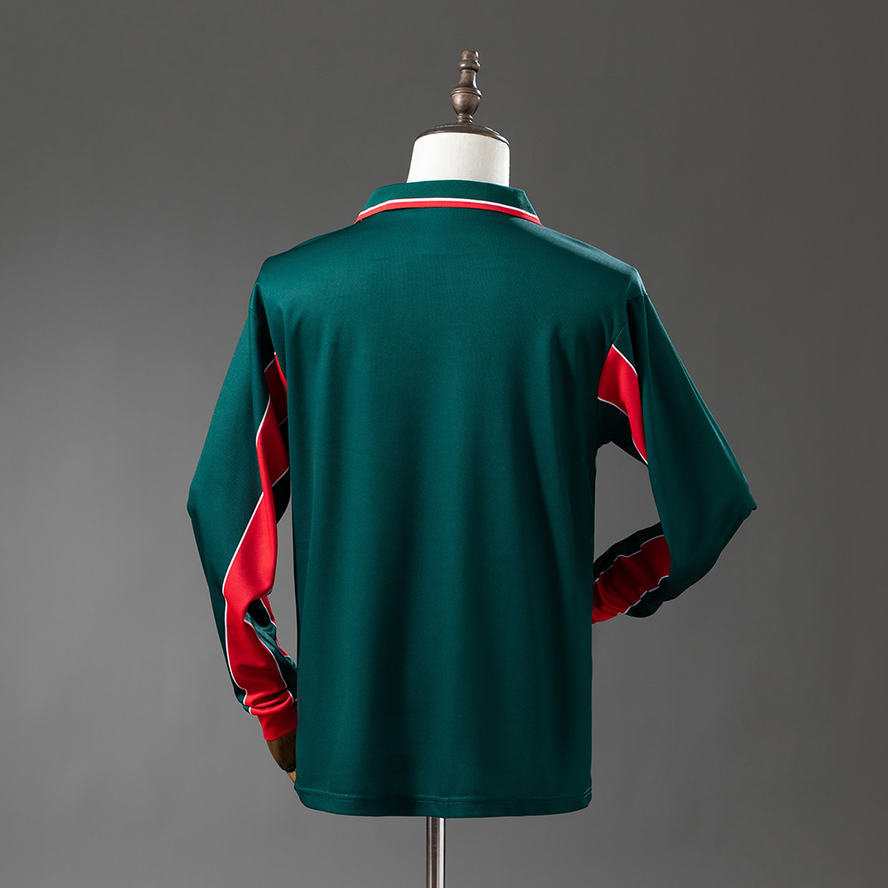 Morocco 1998 Home Long Sleeve Retro Jersey – Vintage Replica Football Soccer Shirt – S–XXL