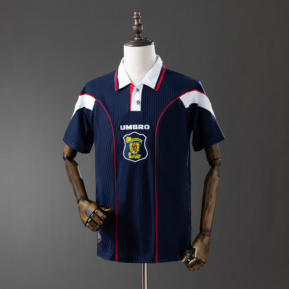 Scotland 1996/98 Home Retro Jersey – Vintage Replica Football Soccer Shirt – S–XXL