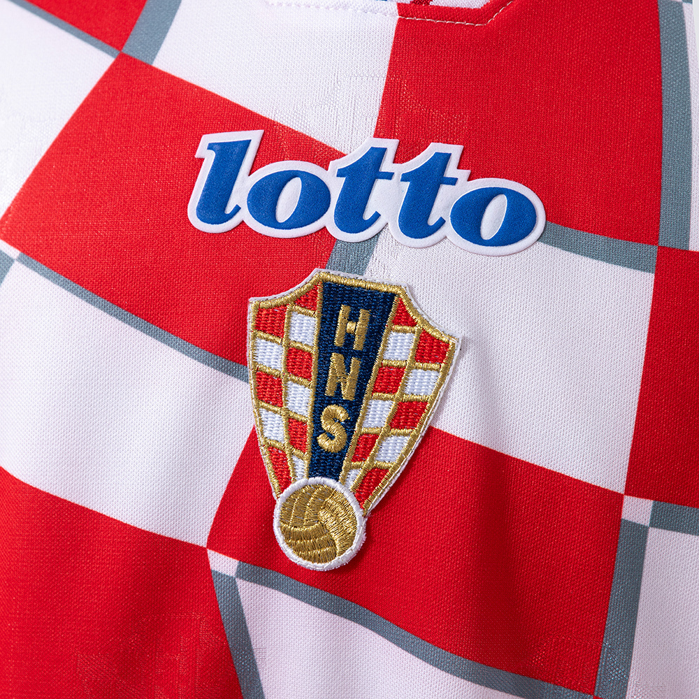 Croatia 1998 Home Retro Jersey – Vintage Replica Football Soccer Shirt – S–XXL