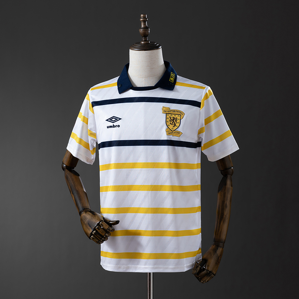 Scotland 1988/91 Away Retro Jersey – Vintage Replica Football Soccer Shirt – S–XXL