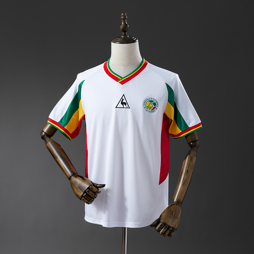 Senegal 2002 Home Retro Jersey – Replica Football Soccer Shirt – S–XXL