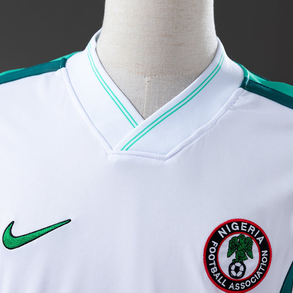 Nigeria 1998 Away Retro Jersey – Vintage Replica Football Soccer Shirt – S–XXL