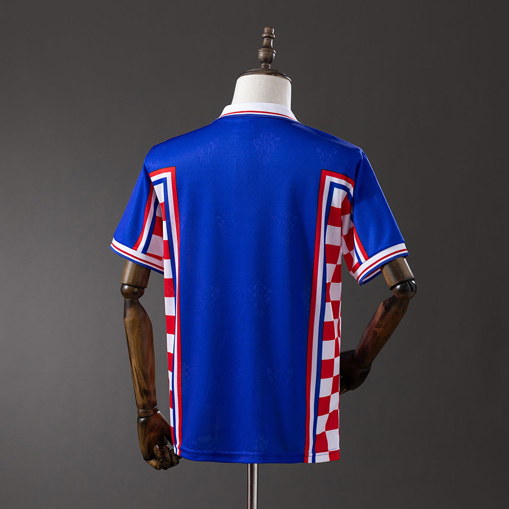 Croatia 1998 Away Retro Jersey – Vintage Replica Football Soccer Shirt – S–XXL