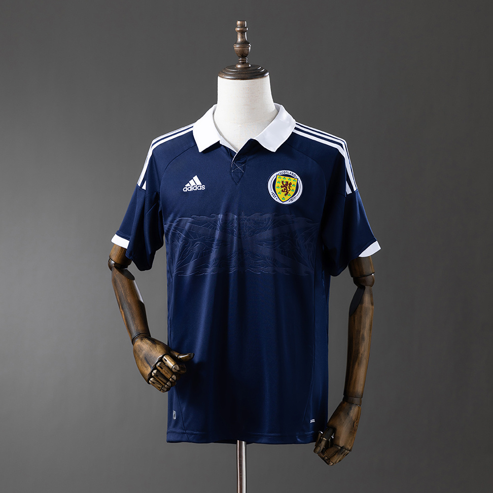Scotland 2012/14 Home Retro Jersey – Vintage Replica Football Soccer Shirt – S–XXL