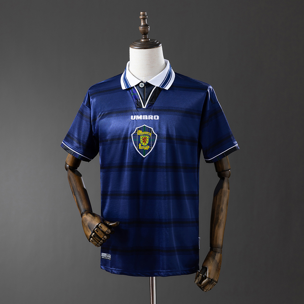 Scotland 1998/00 Home Retro Jersey – Vintage Replica Football Soccer Shirt – S–XXL